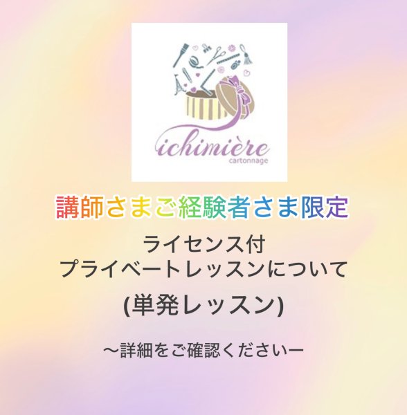 画像1: ライセンス付プライベートレッスン (1)